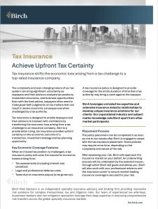 Tax Insurance